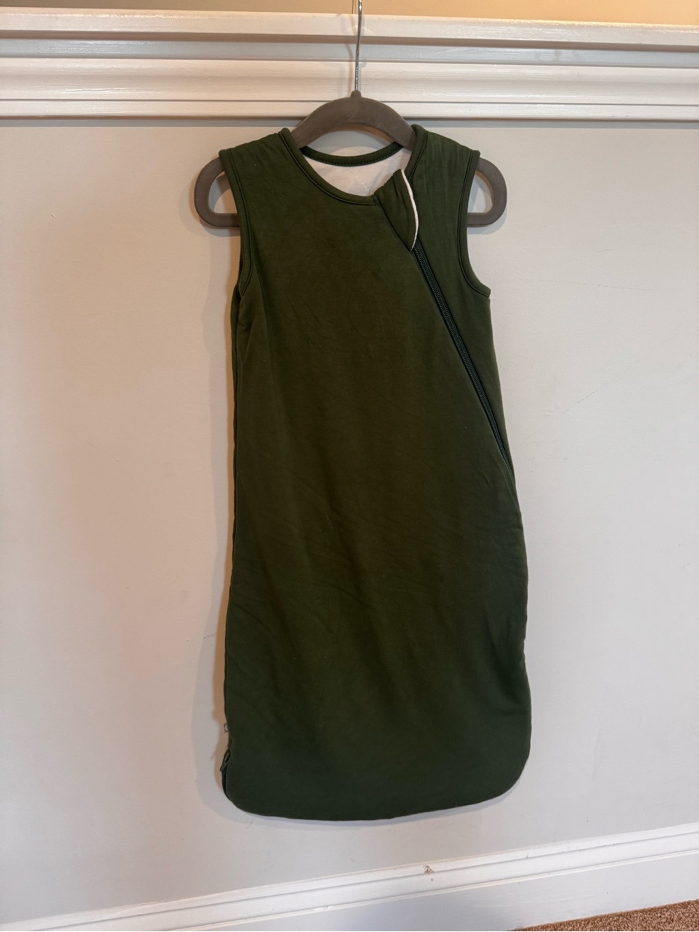 Kyte BABY Olive Green Sleeveless Zip Sleep Sack
